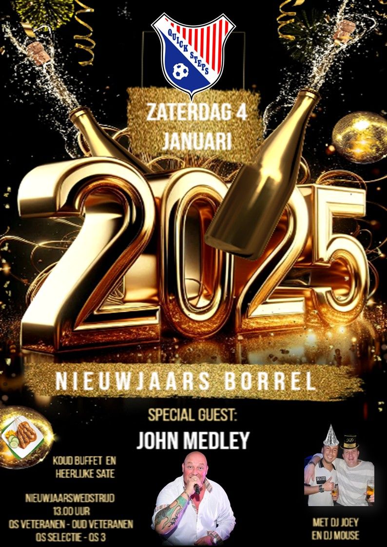 Nieuwjaarsborrel met alles erop en eraan!