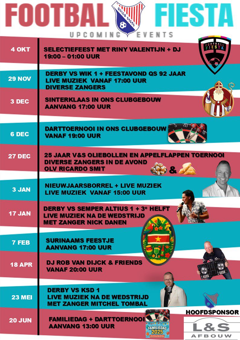 Behalve voetbal is er nog veel meer te beleven aan de Nijkerklaan ...