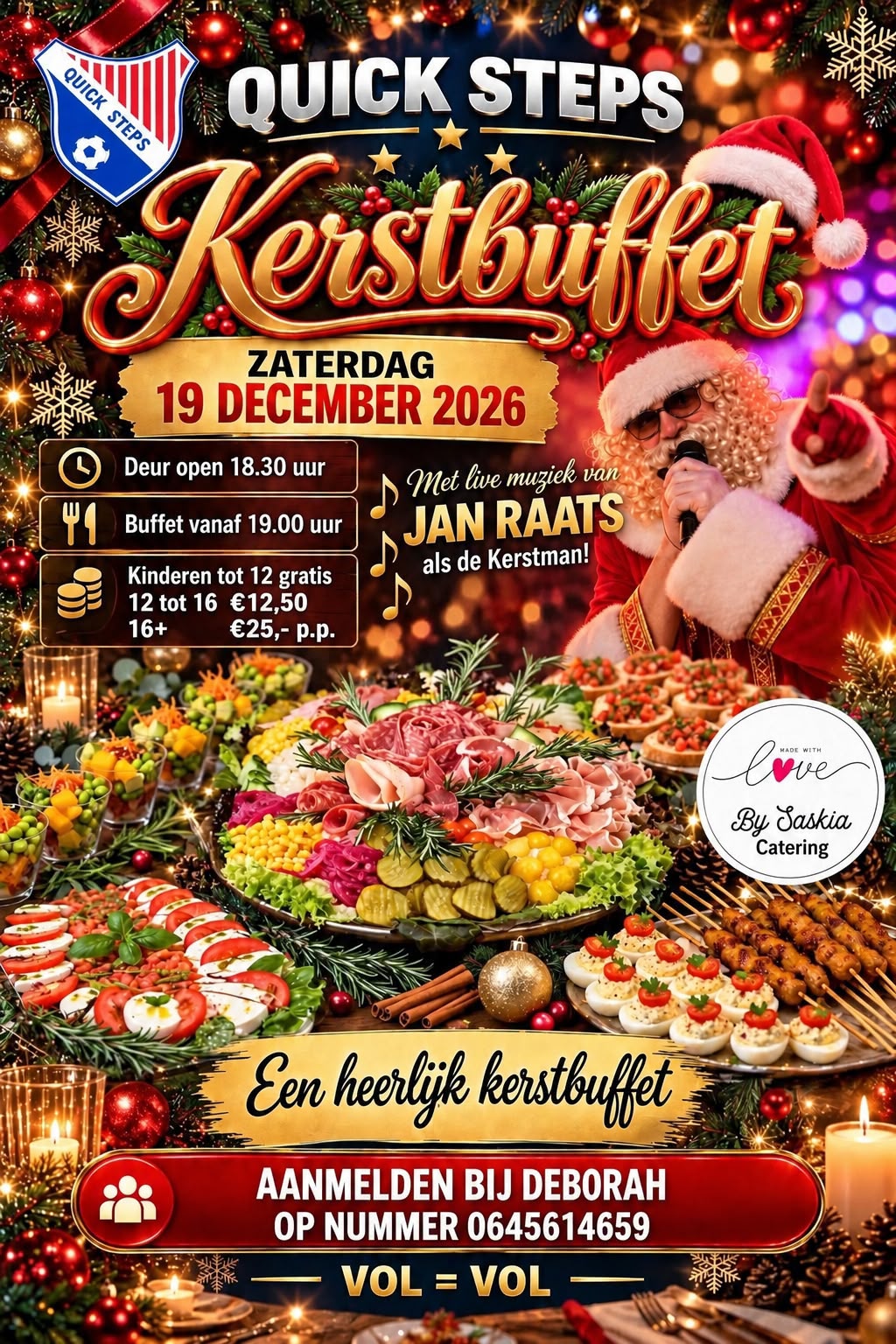 Meld je aan voor het Quick Steps Kerstbuffet!